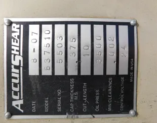 ACCURSHEAR 637510-5503